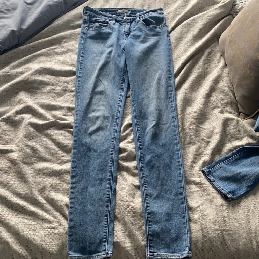 Levi’s high waisted skinny jeans - blue